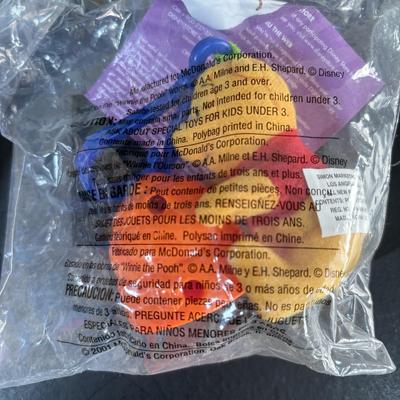 LOT 104: McDonalds 1988 Muppet Babies Fozzie Bear, Miss Piggy, Kermit Plushes, NIP Happy Meal Winnie the Pooh Toys 1-8 and More