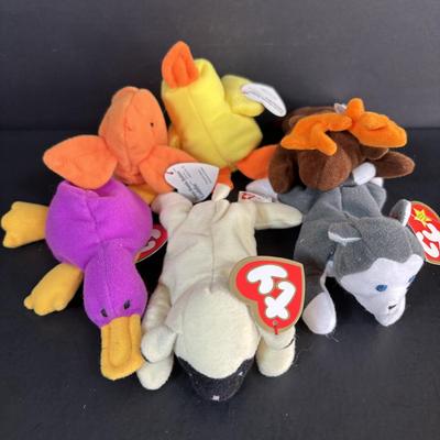 LOT 104: McDonalds 1988 Muppet Babies Fozzie Bear, Miss Piggy, Kermit Plushes, NIP Happy Meal Winnie the Pooh Toys 1-8 and More
