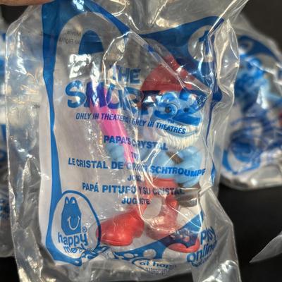 LOT 105 New in Package McDonalds Smurfs 2 Happy Meal Toys: Complete Set of 16