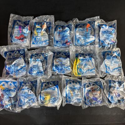 LOT 105 New in Package McDonalds Smurfs 2 Happy Meal Toys: Complete Set of 16