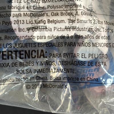 LOT 105 New in Package McDonalds Smurfs 2 Happy Meal Toys: Complete Set of 16
