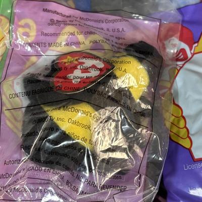 LOT 108: New in Package McDonalds Happy Meal Toys: Complete 2002 Bratz Dolls 1-8 along w/2000 Ty Teenie Beanie Babies Complete Set of 18
