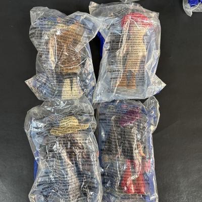 LOT 108: New in Package McDonalds Happy Meal Toys: Complete 2002 Bratz Dolls 1-8 along w/2000 Ty Teenie Beanie Babies Complete Set of 18