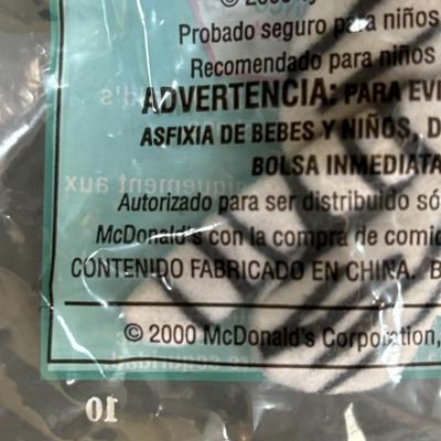 LOT 108: New in Package McDonalds Happy Meal Toys: Complete 2002 Bratz Dolls 1-8 along w/2000 Ty Teenie Beanie Babies Complete Set of 18