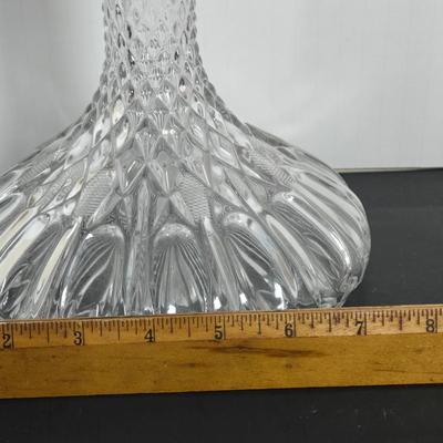 LOT 112: Crystal Wine Decanter, Vintage 1950s Pennsylvania Railroad GG1 Roly Poly Glasses, Schmitt Sohne Liqueur Glasses, Lo Ball...