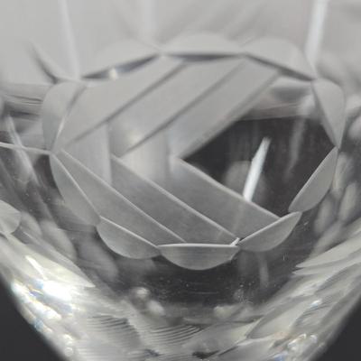 LOT 112: Crystal Wine Decanter, Vintage 1950s Pennsylvania Railroad GG1 Roly Poly Glasses, Schmitt Sohne Liqueur Glasses, Lo Ball...