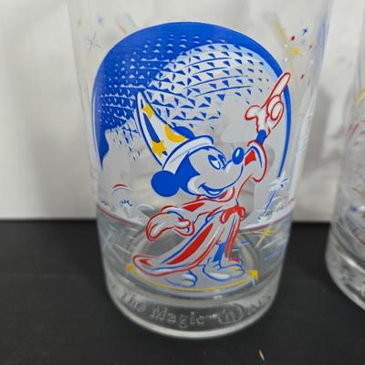 LOT 113: McDonald's Walt Disney World 25th Anniversary Remember the Magic Glasses: 2-Sets