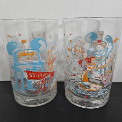 LOT 113: McDonald's Walt Disney World 25th Anniversary Remember the Magic Glasses: 2-Sets