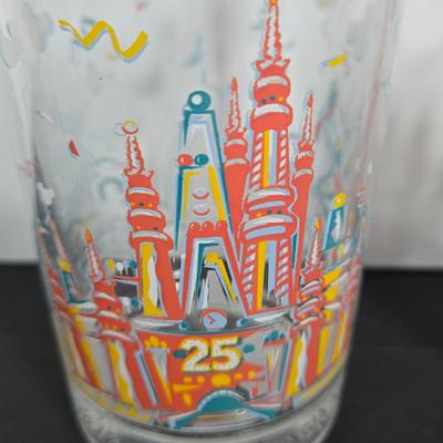 LOT 113: McDonald's Walt Disney World 25th Anniversary Remember the Magic Glasses: 2-Sets