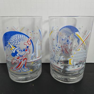 LOT 113: McDonald's Walt Disney World 25th Anniversary Remember the Magic Glasses: 2-Sets