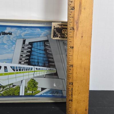 LOT 114: Set of WDW "100 Years of Magic" Glasses, Vintage WDW Polynesian Village Glass, 1970s Vintage WDW Glass Dish, Vintage...