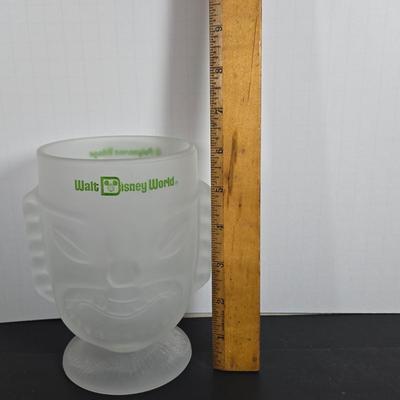 LOT 114: Set of WDW "100 Years of Magic" Glasses, Vintage WDW Polynesian Village Glass, 1970s Vintage WDW Glass Dish, Vintage...