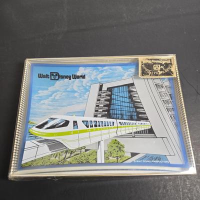 LOT 114: Set of WDW "100 Years of Magic" Glasses, Vintage WDW Polynesian Village Glass, 1970s Vintage WDW Glass Dish, Vintage...