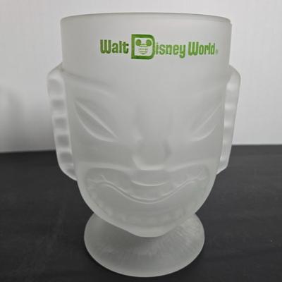 LOT 114: Set of WDW "100 Years of Magic" Glasses, Vintage WDW Polynesian Village Glass, 1970s Vintage WDW Glass Dish, Vintage...