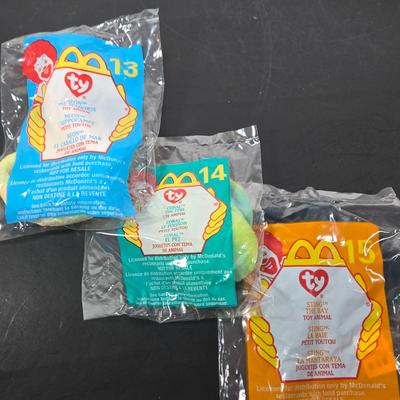 LOT 118: All in Unopened, Original Packing: Complete Set of McDonald's Charites TY BEANIES, Complete Set of TY LEGENDS BEANIES,...