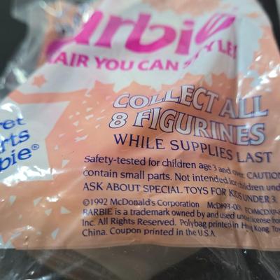 LOT 119: Original Unopened Packing of RONALD and FRIENDS TY BEANIES, Incomplete Set of BARBIE Happy Meal Toys, Incomplete Set of HOT...