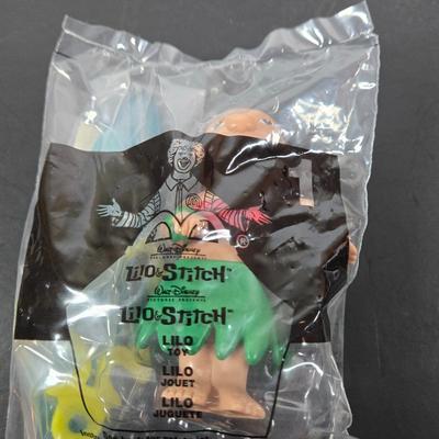 LOT 122: All in Unopened Original Packing; Complete Set of YEAR 2000 TY BEANIES, Complete Set of LILO and STITCH Happy Meal Toys