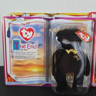 LOT 123: All in Unopened Original Packing ; Complete Set of TY BEANIES and Complete Set of LILO and STITCH Happy Meal Toys