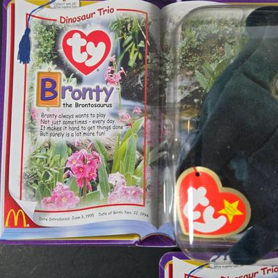 LOT 123: All in Unopened Original Packing ; Complete Set of TY BEANIES and Complete Set of LILO and STITCH Happy Meal Toys