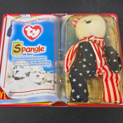 LOT 123: All in Unopened Original Packing ; Complete Set of TY BEANIES and Complete Set of LILO and STITCH Happy Meal Toys