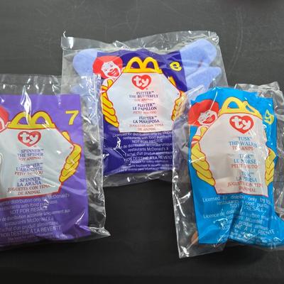 LOT 125: All in Unopened Original Packing; Full Set of McDonald's Charities TY BEANIES, Complete Sets of TY BEANIES , and LEGO...