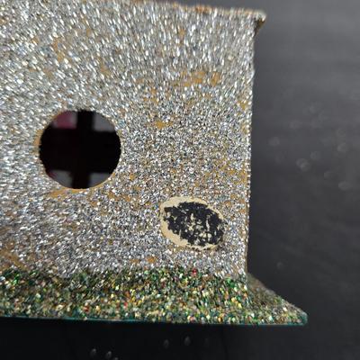 LOT 128: Collection of Vintage "PUTZ" Christmas Village Houses Made in Japan