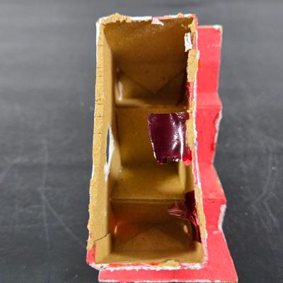 LOT 128: Collection of Vintage "PUTZ" Christmas Village Houses Made in Japan