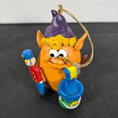 LOT 129: "SANTA'S MERRY MCNUGGETS ORNAMENTS" ,TINY TIM & Small Dept. 56 Ornaments, and Dept. 56 1999 "THE FIRST...