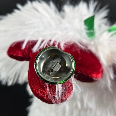 LOT 131: Jingle Bell Rock Santa ,Roller Skating Santa Bear (Untested), and Musical Puppy (Tested and Works) ; Please Note Broken Bell on...