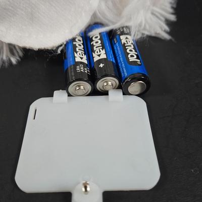 LOT 131: Jingle Bell Rock Santa ,Roller Skating Santa Bear (Untested), and Musical Puppy (Tested and Works) ; Please Note Broken Bell on...