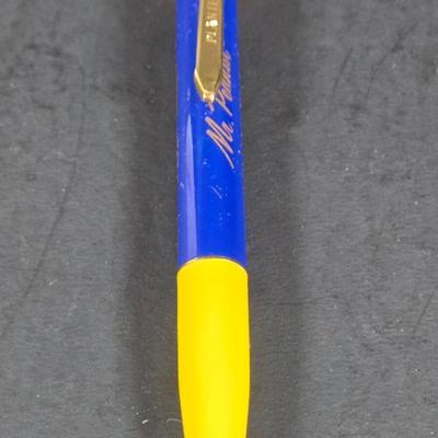 LOT 133: Handcrafted "BUDWEISER" Sailboat, BUDWEISER Pens, MR. PEANUT Bendable Figure, MR. PEANUT Pen, & Vintage Metal...