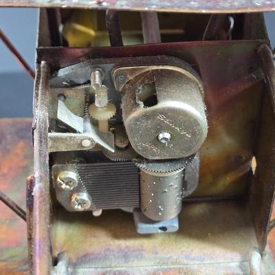 LOT 133: Handcrafted "BUDWEISER" Sailboat, BUDWEISER Pens, MR. PEANUT Bendable Figure, MR. PEANUT Pen, & Vintage Metal...