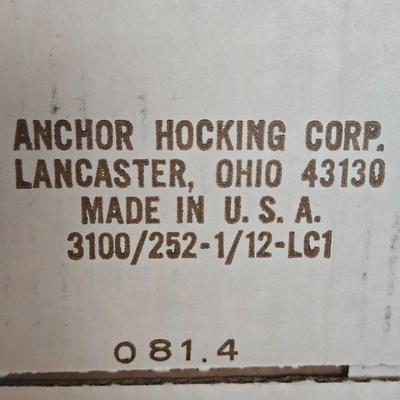 LOT 134: Nine Piece SILVER MIST GLASSES and CADDY SET and THE UN-CANDLE SET; Both Complete