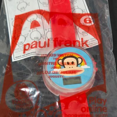 LOT 135: Complete Set of PAUL FRANK Happy Meal Toys, Toy Truck ; Please Note Missing Wheel, Incomplete Set of RONALD and FRIENDS, Large...