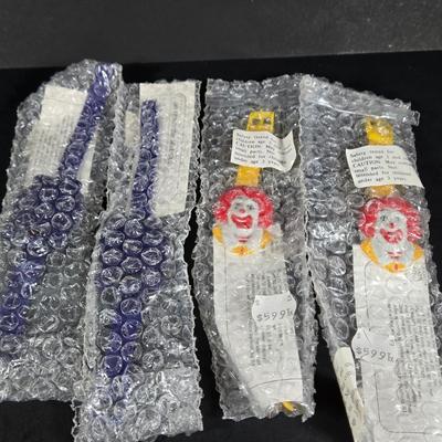 LOT 135: Complete Set of PAUL FRANK Happy Meal Toys, Toy Truck ; Please Note Missing Wheel, Incomplete Set of RONALD and FRIENDS, Large...