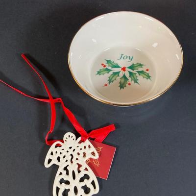 LOT 164: Lenox Collection - "Peace Be With You", "Bath Time Buddies", Bowls and Ornament