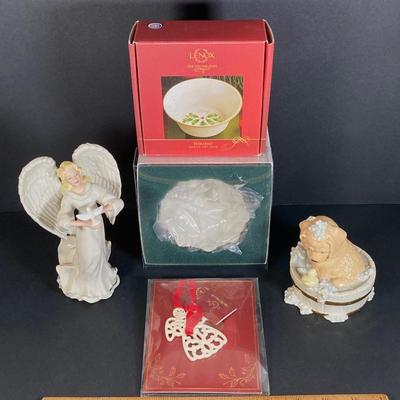 LOT 164: Lenox Collection - "Peace Be With You", "Bath Time Buddies", Bowls and Ornament