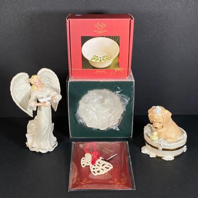 LOT 164: Lenox Collection - "Peace Be With You", "Bath Time Buddies", Bowls and Ornament