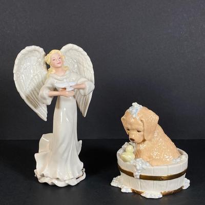 LOT 164: Lenox Collection - "Peace Be With You", "Bath Time Buddies", Bowls and Ornament