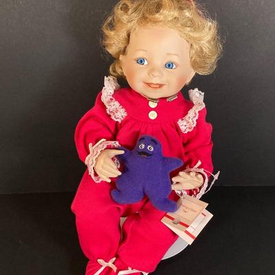 LOT 166: McMemories "Sharing a Good Time" Doll with Certificate of Authenticity with Collection of Seven McDonald's Happy...