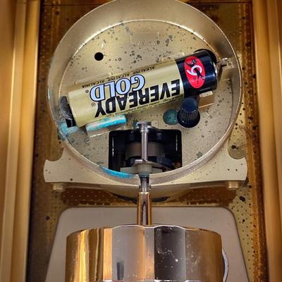 LOT 168: Vintage Wittnauer Quartz Brass Table Clock