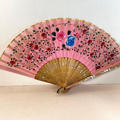 LOT 169: A Rose is a Rose is a Rose Collection - Capodimonte Italy, Purple Lighted in Dome, Japan Fan, Music Box, Frames and More