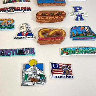 LOT 171: Philadelphia Sports Bobble Heads (McDonald's) and Magnetic Collection - Allen Iverson (76ers), Jim Thome / Pat Burrell...
