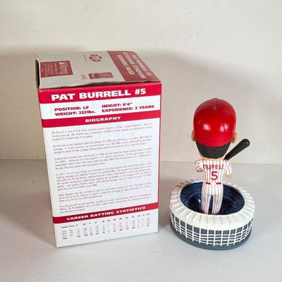 LOT 173: McDonald's / Philadelphia Sports Bobble Heads - 76er's Allen Iverson (Blue and White Jerseys) and Phillies' Jim...