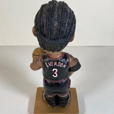 LOT 174: McDonald's / Philadelphia Bobble Heads - Allen Iverson Limited Gold Edition Numbered 31104 w/COA, Phillies' Jim Thome...