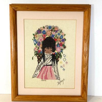 LOT 176: Ted DeGrazia Artwork Collection (Cross Stitch and More)