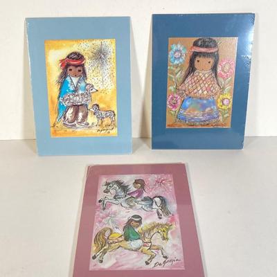 LOT 176: Ted DeGrazia Artwork Collection (Cross Stitch and More)