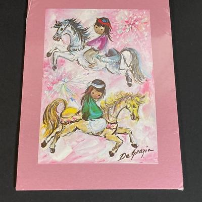 LOT 176: Ted DeGrazia Artwork Collection (Cross Stitch and More)