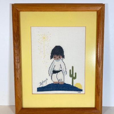 LOT 176: Ted DeGrazia Artwork Collection (Cross Stitch and More)