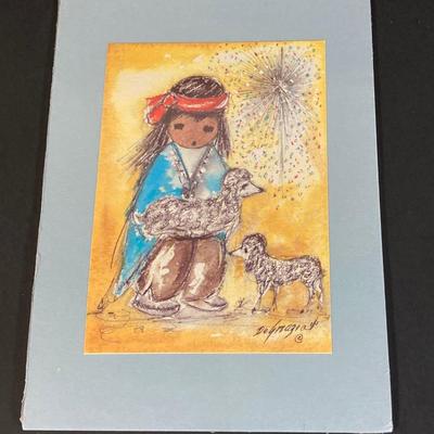 LOT 176: Ted DeGrazia Artwork Collection (Cross Stitch and More)